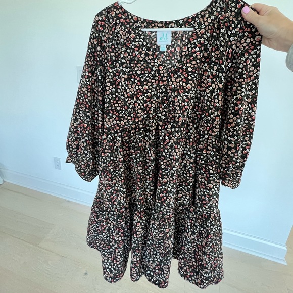 Can't Be Outdone Black Ditsy Floral Dress - Picture 1 of 3